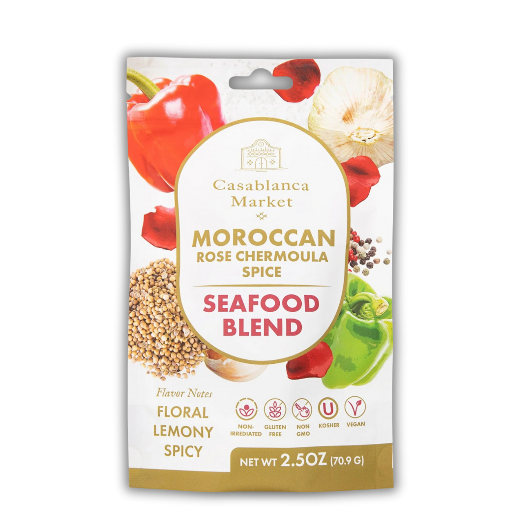 Casablanca Market Moroccan Rose Chermoula Spice Seafood Blend