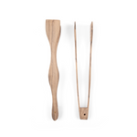 Walnut Wood Tong Set of 2