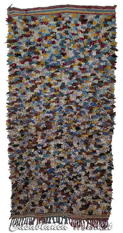 Boucherouite Moroccan Carpet CPT0292