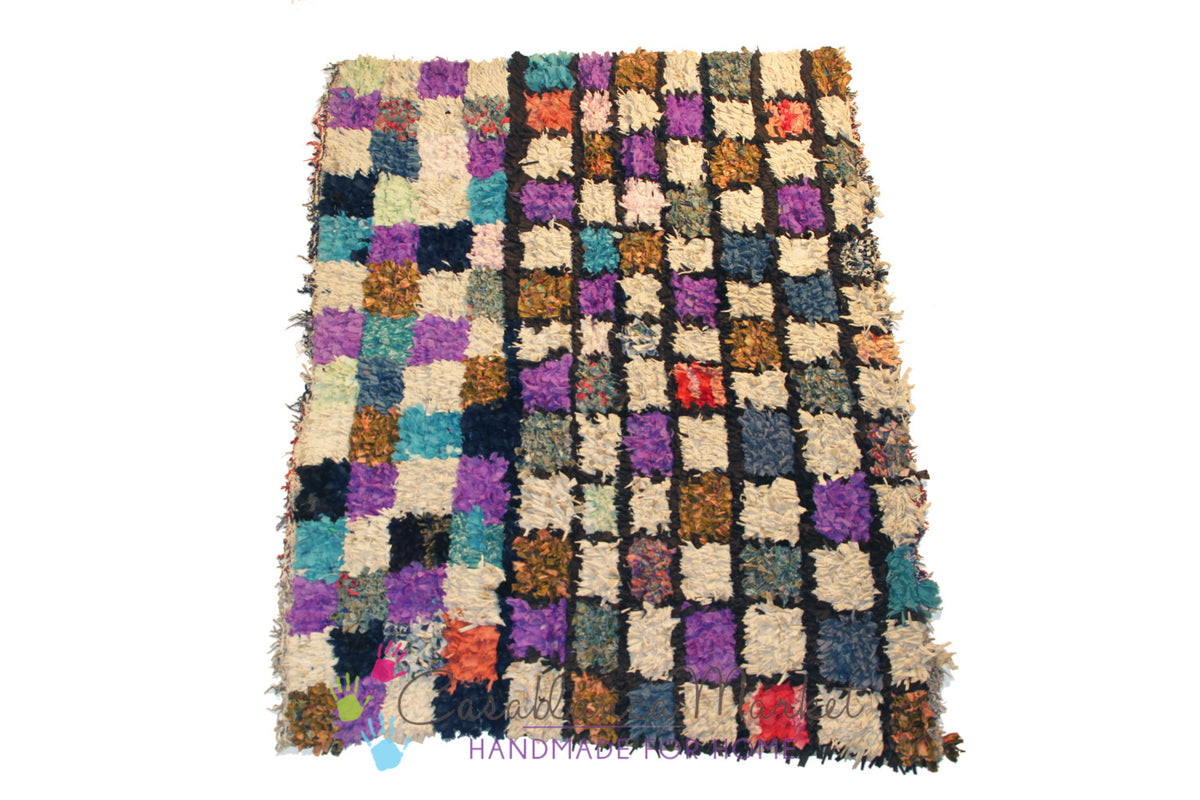 Vintage Boucherouite Carpet CPT0407