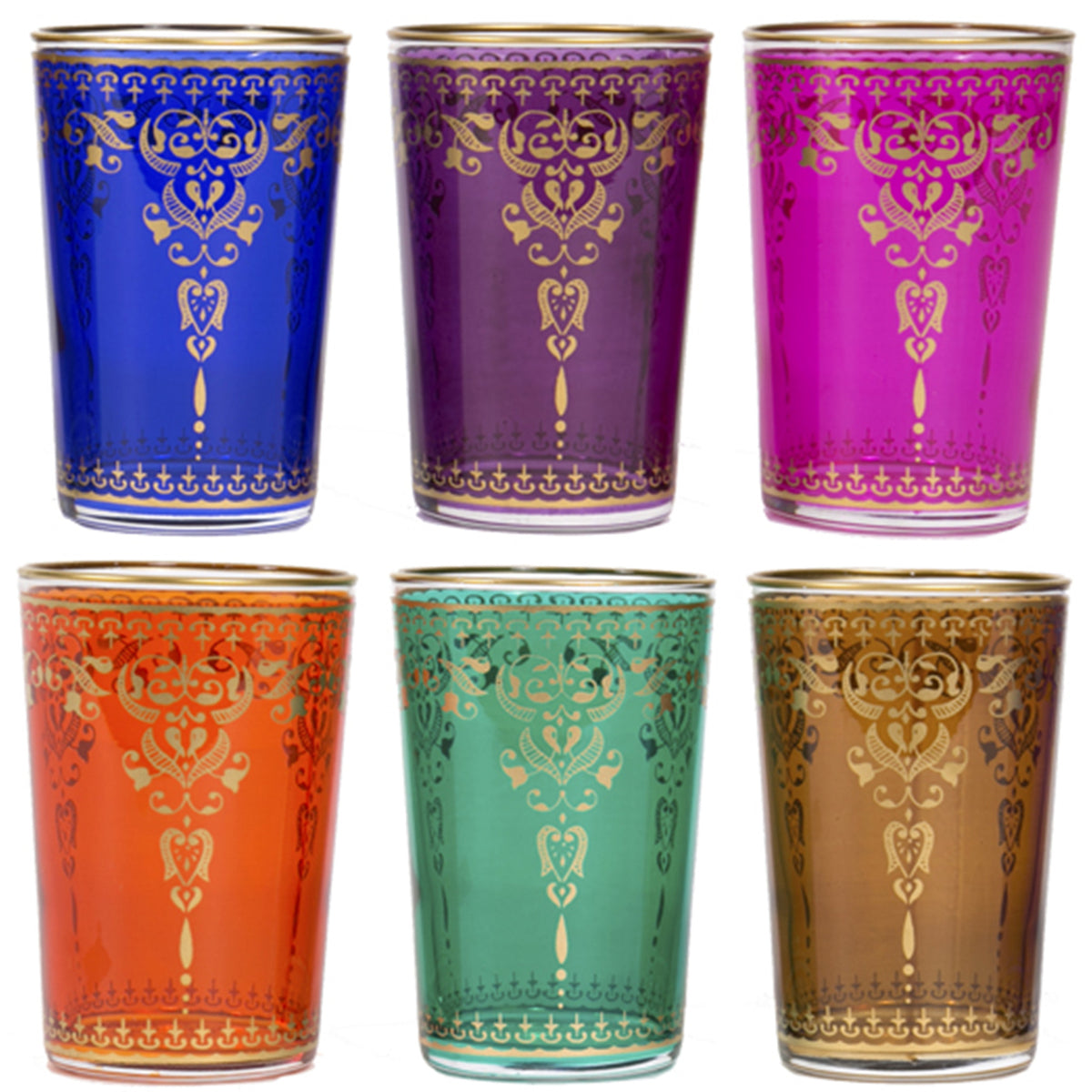 Moroccan tea glasses