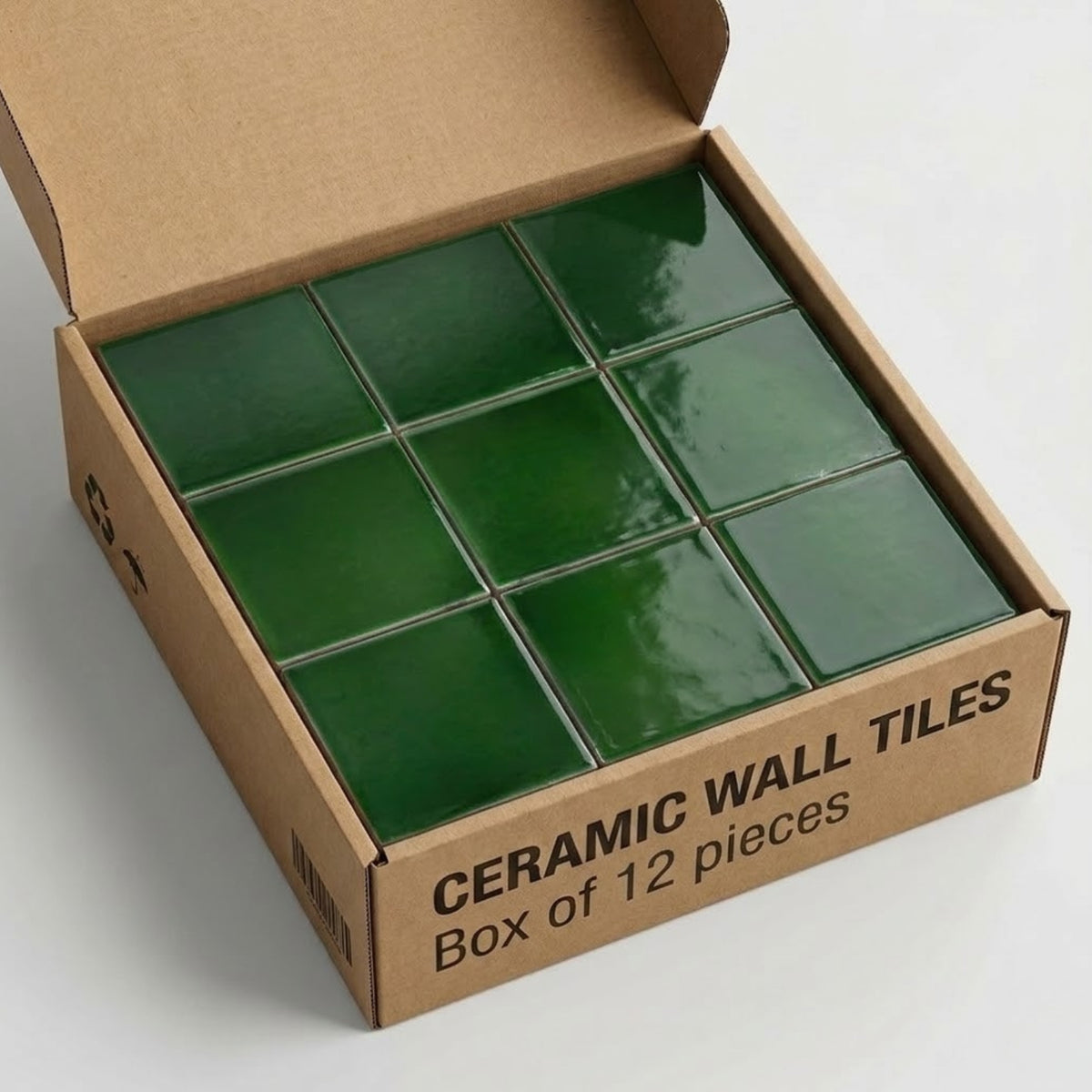 Essential Jade Green 8x8"