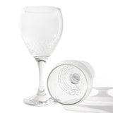 Moroccan Minimalist Chic Wine Glasses, Clear (Set of 6)