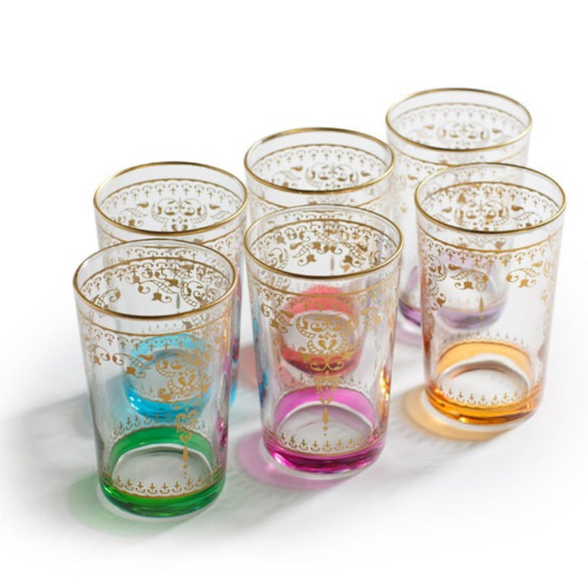 Morjana Palais Clear Mix Gold (Set of 6)