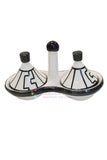 Tapis Design Spice Duo Tagine, Black and White