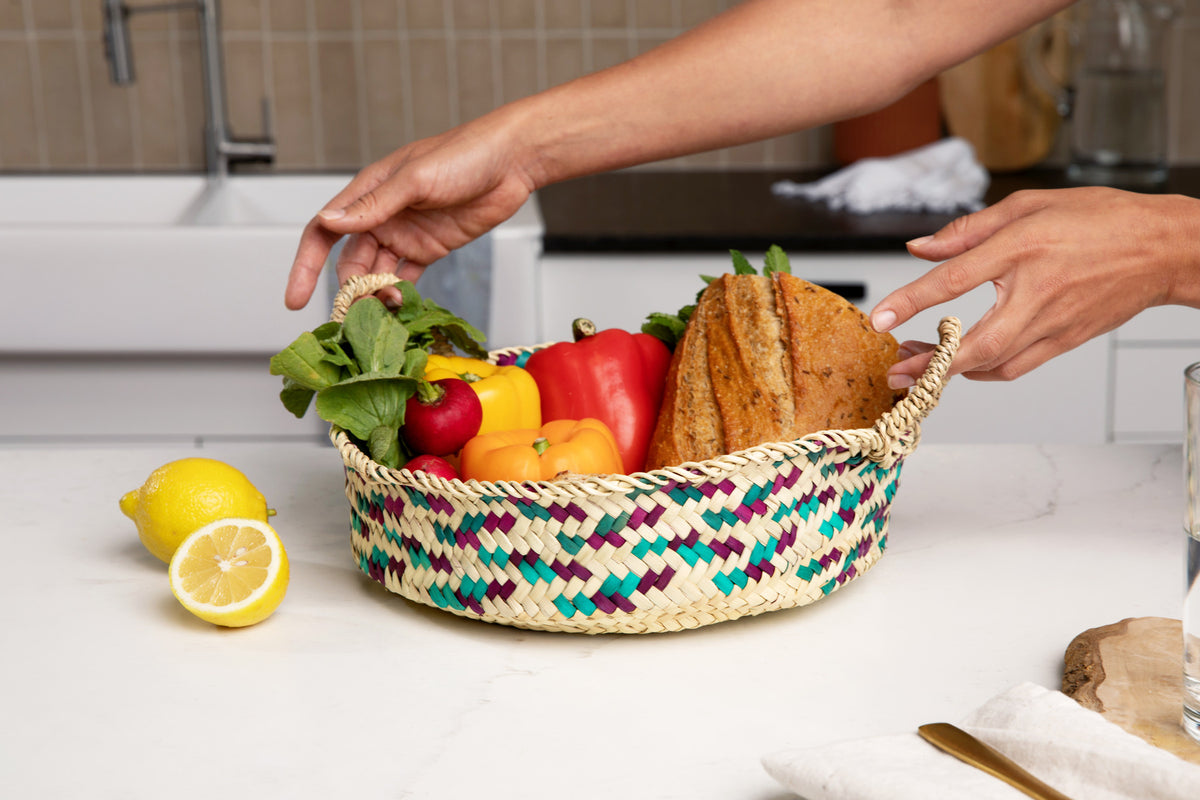 Marrakesh Fruit & Bread Basket, Multicolor