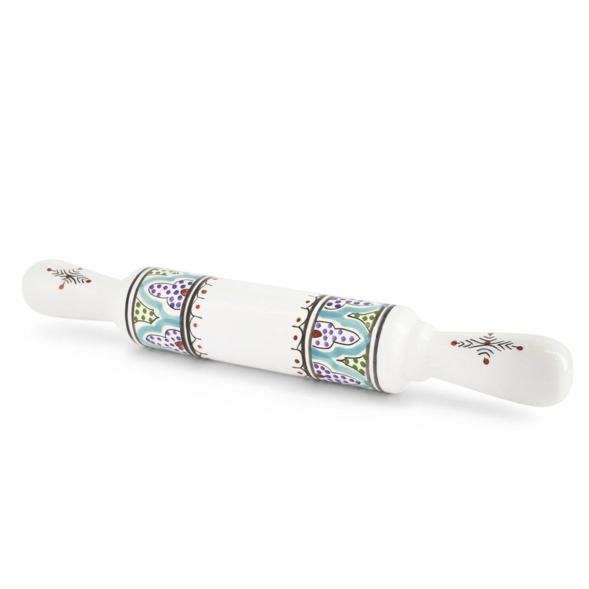 Marrakesh Ceramic Rolling Pin, Multicolor