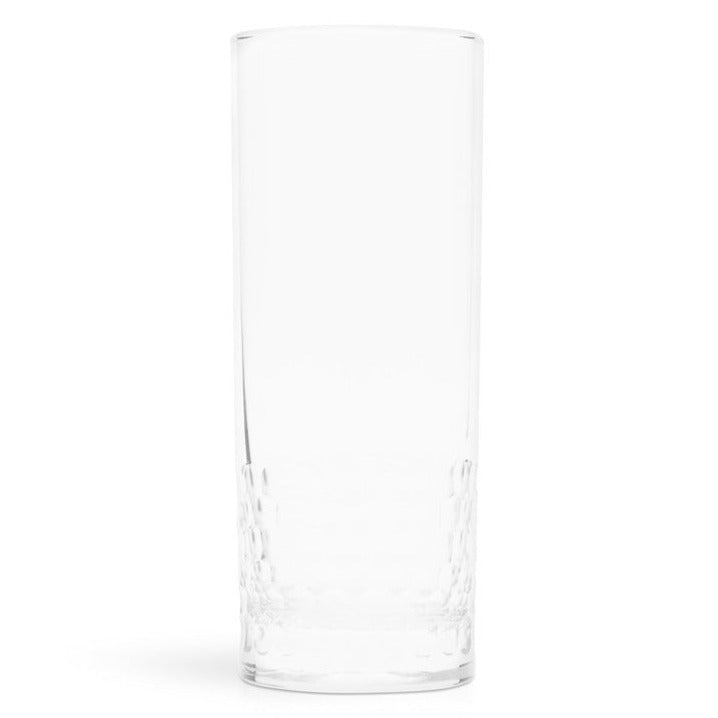 Moroccan Minimalist Chic Water Glasses,Clear (Set of Six)