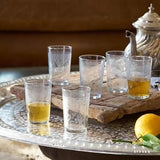 Luxury Rosaly Relief Tea Glasses (Set of 6)