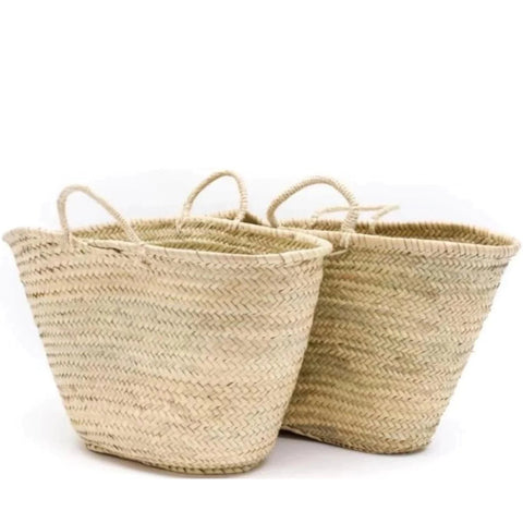 Mother and Daughter Market Baskets