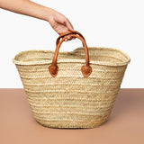 Market Basket with Brown Straps, Short