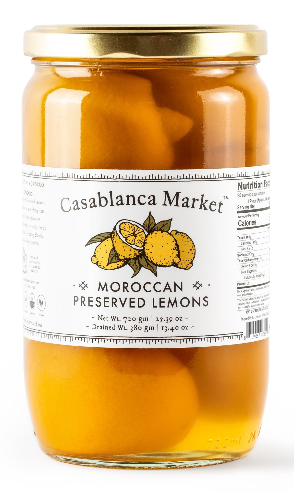 Casablanca Market Preserved Lemons, Large
