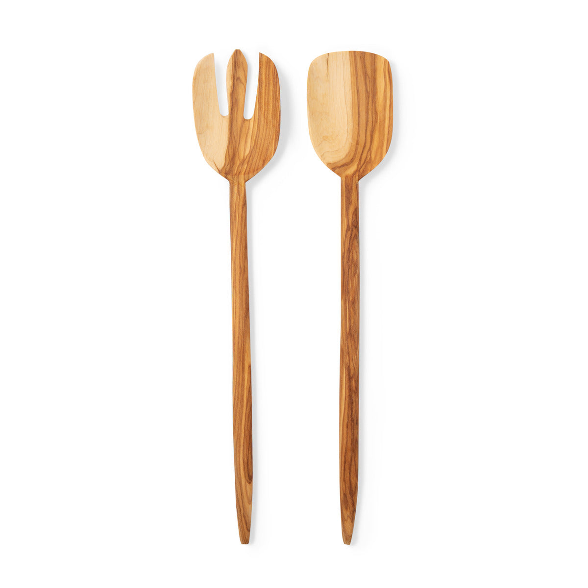 Olive Wood Salad Serving Spoon and Fork