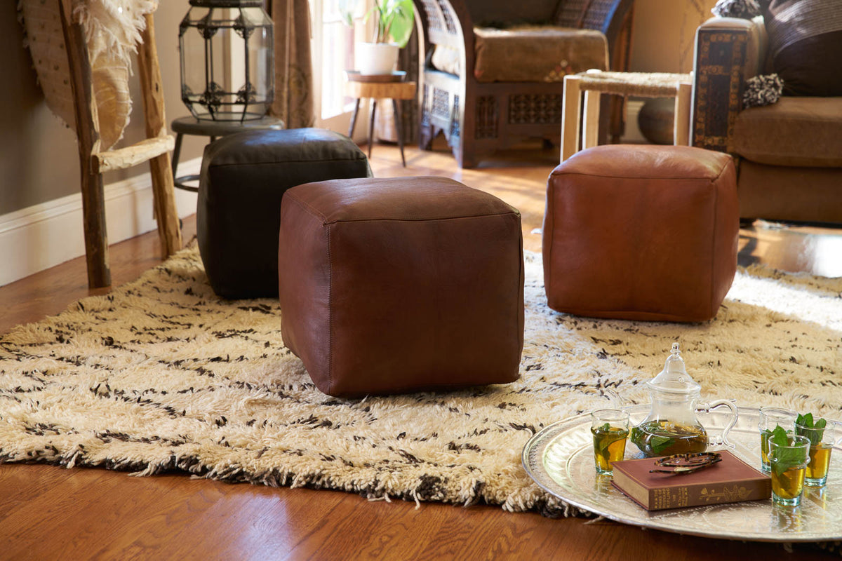 Havane Square Pouf