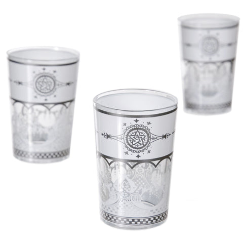 Touareg White Silver ( Set of 6)
