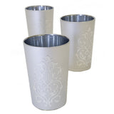 Luxury Imilchil Tea Glasses, Silver in Silver (Set of 6)