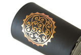 Luxury Massira Tea Glasses, Bronze in Black (Set of 6)