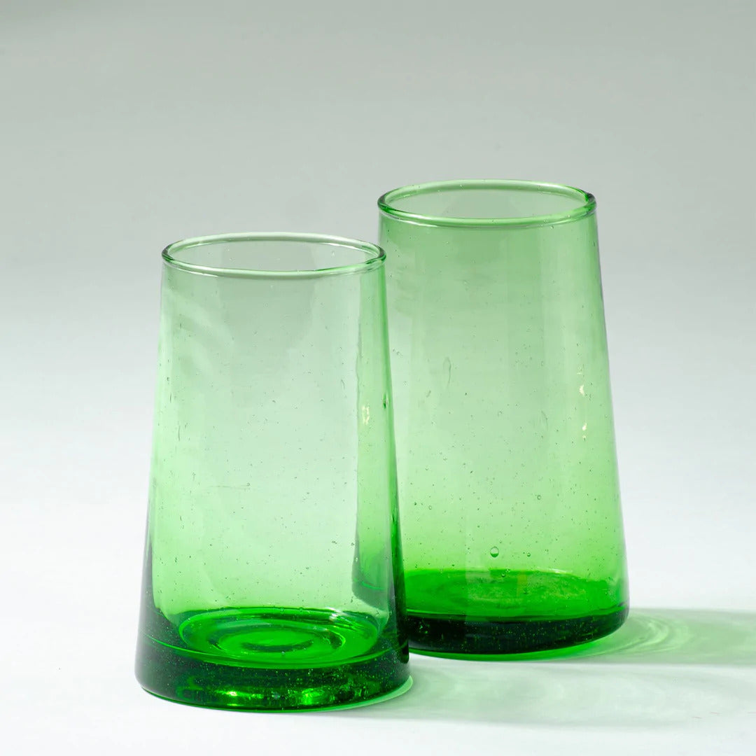 Far Wine Glasses, Green (Set of 6)