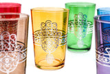 Kounouz Tea Glasses Mix, Silver (Set of 6)