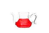 Red Glass Moroccan Teapot