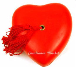 Red Heart Candle
