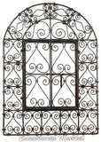 The Wrought Iron Window Grill Door