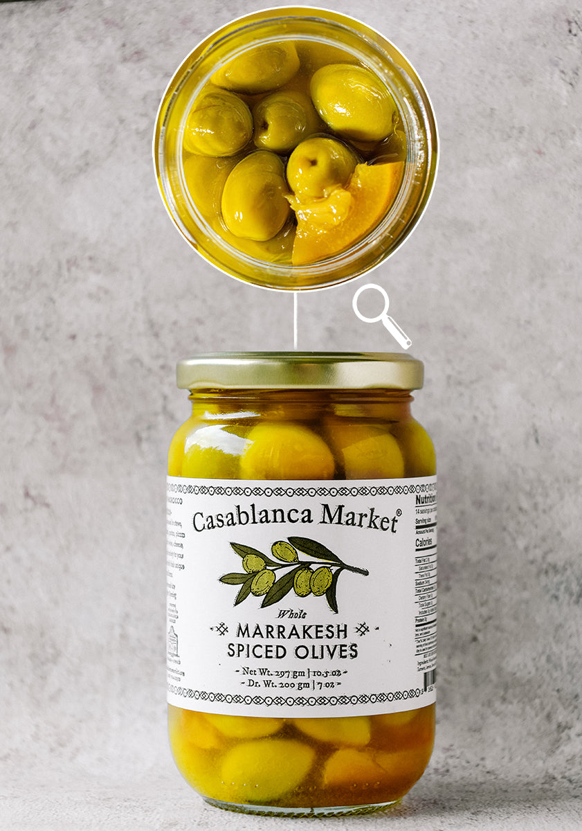 Casablanca Market Marrakesh Spiced Olives