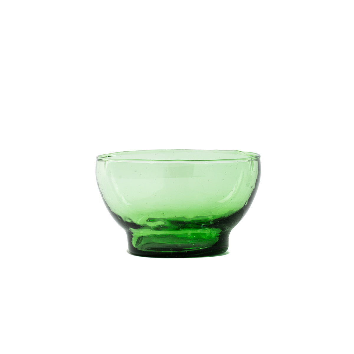 Hand Blown Versatile Serving Bowl, Green (Set of 3)